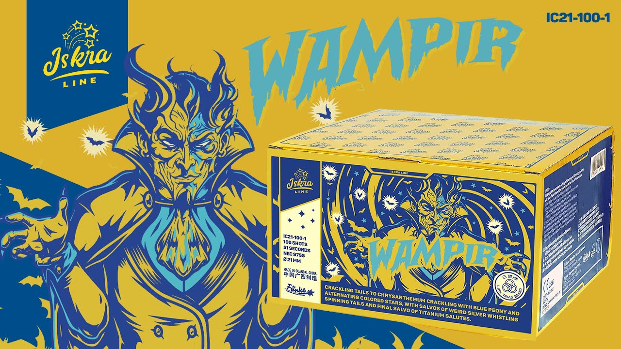 Wampir - IC21-100-1 -  Compound Fireworks Cat. F2