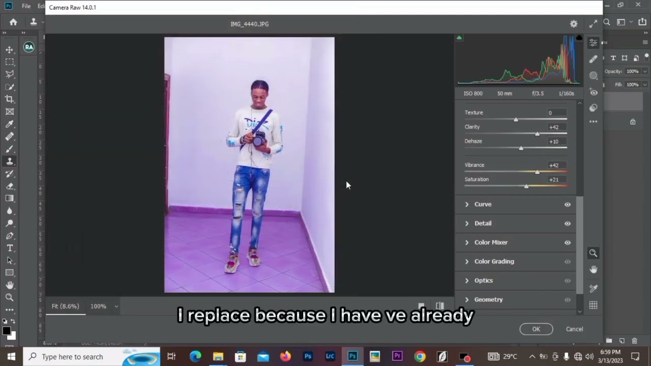 how to save preset on Photoshop