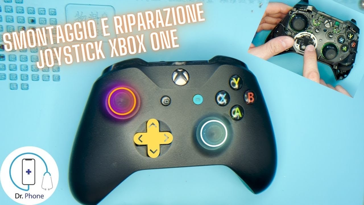 Smontaggio e Riparazione Joystick joypad XBOX ONE - Tutorial repair Disassembly