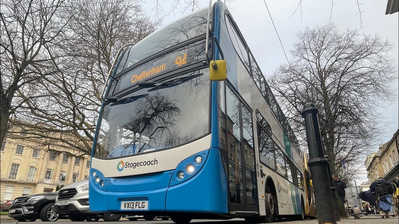 (Portrait/Upstairs Version) Stagecoach West Scania N230UD ADL Enviro 400 15880 VX13 FLG | Route C64 