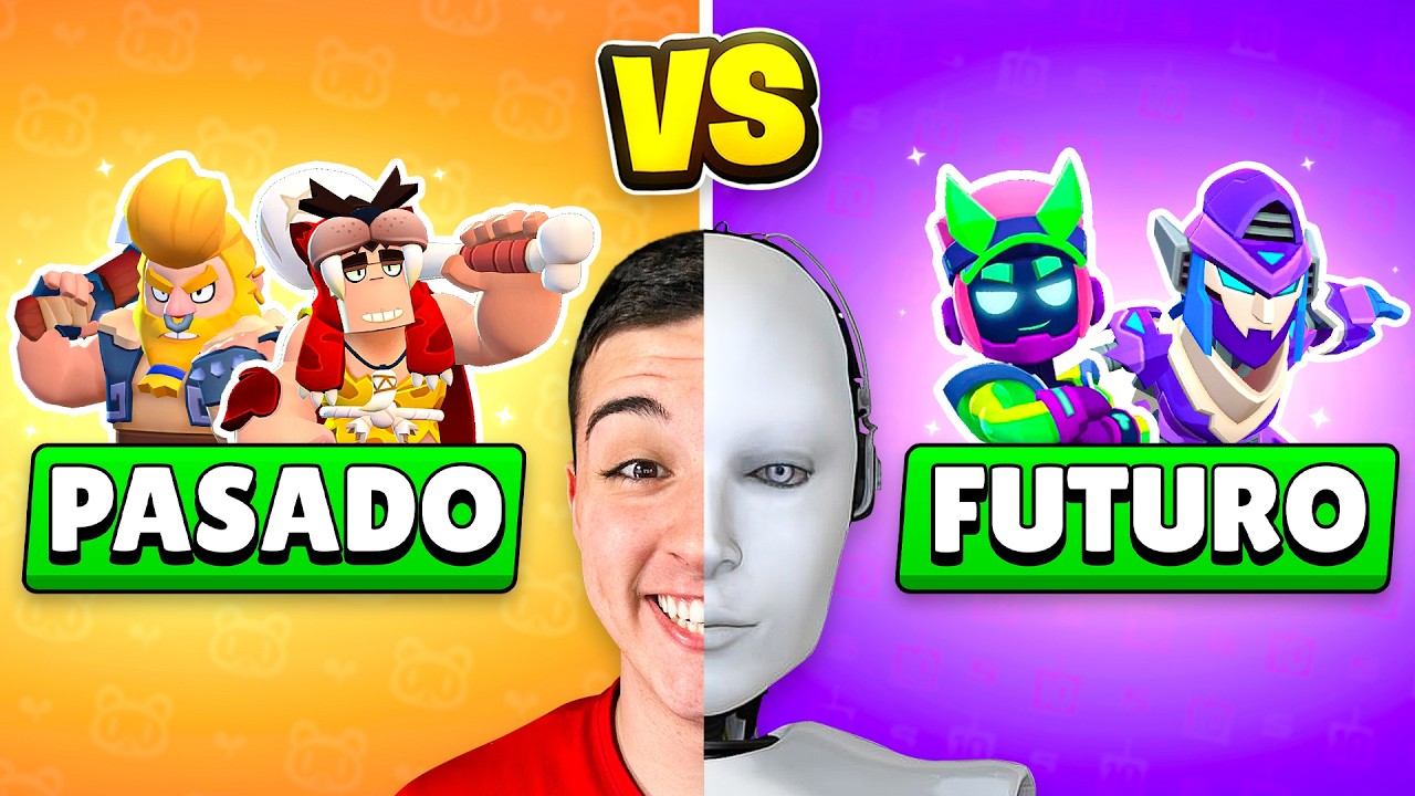 BATALLA de *PASADO vs FUTURO* en BRAWL STARS 😱🔥 Minijuegos Épicos