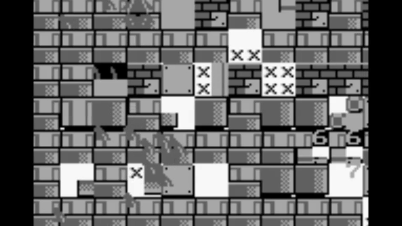 Super Mario Bros. Deluxe (Gameboy Color): Glitch levels / effects by trying to play in Gameboy mode