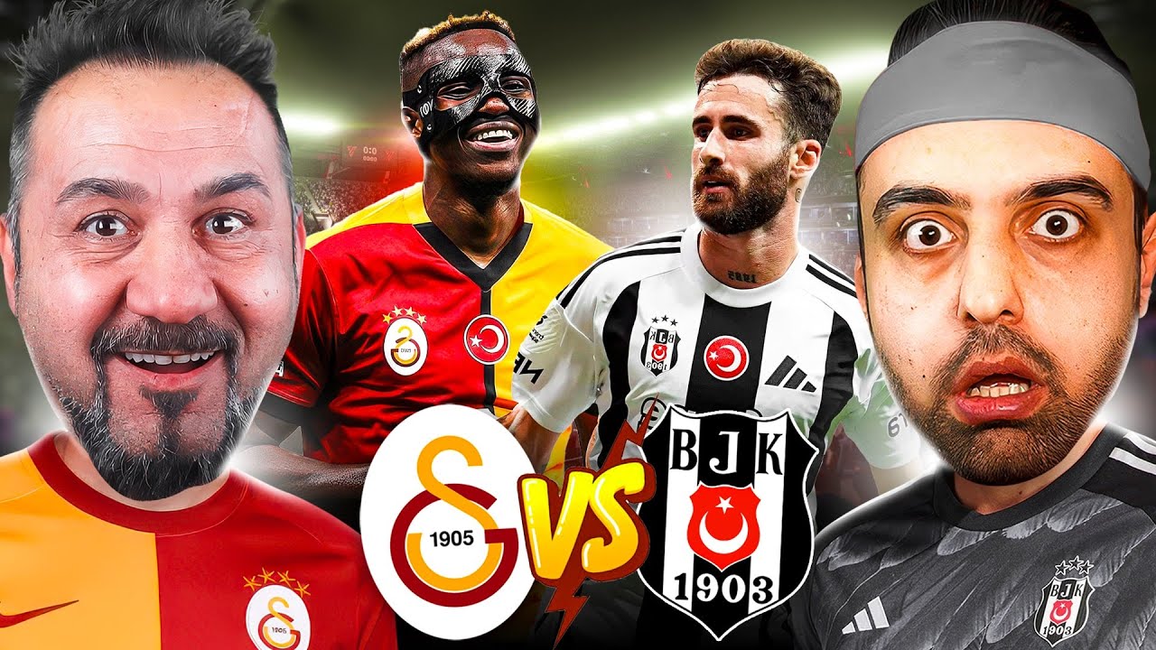 BEŞİKTAŞ-GALATASARAY DERBİSİNDE OLAY ÇIKTI! OSİMHEN COŞTU! @Umidii ile #efootball derbi