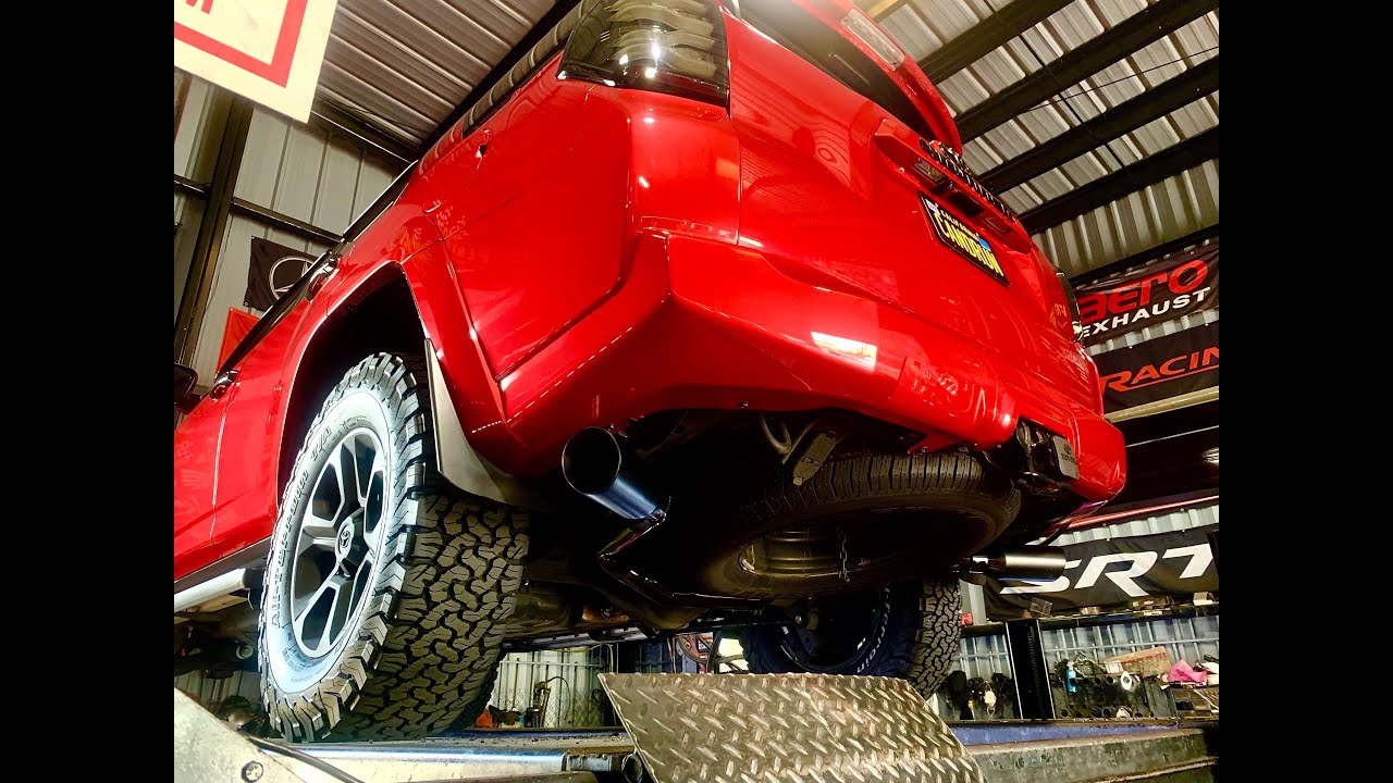 ⬛️🟥⬛️ Toyota 4Runner: Y Pipe Dual Exhaust Installed