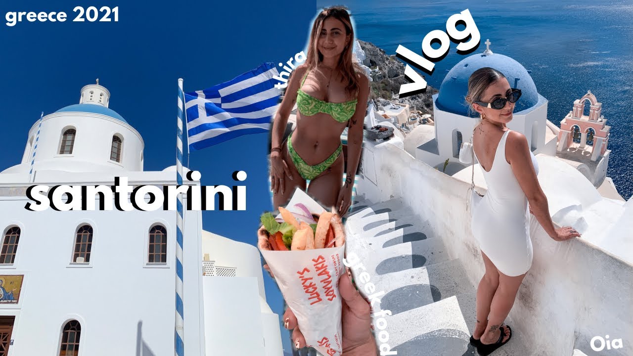 santorini vlog 🍋🇬🇷 2021// what i ate in santorini as a vegan