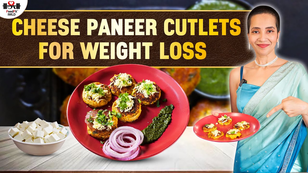 Cheese Paneer Cutlet for Weight Loss | Fat Loss Vegetable Recipes | Indian Fastest Veg Diet by Richa
