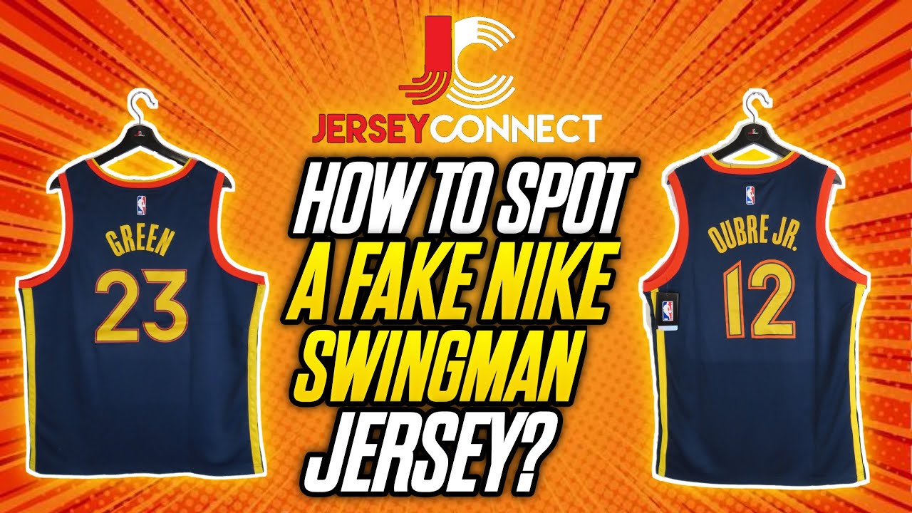 How to Spot a Fake Nike Swingman Jersey | New Fake Heat Pressed Version | Tips and Tricks for 2021 |