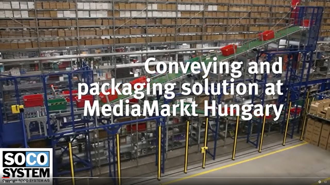 Complete conveying and packaging solution at MediaMarkt Hungary
