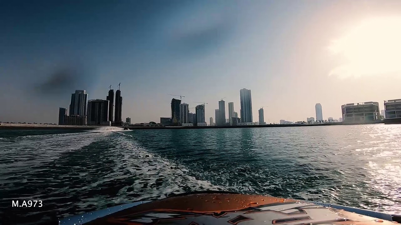 JetSki Cruise Around MANAMA - MY BAHRAIN 🇧🇭- شمس النهار