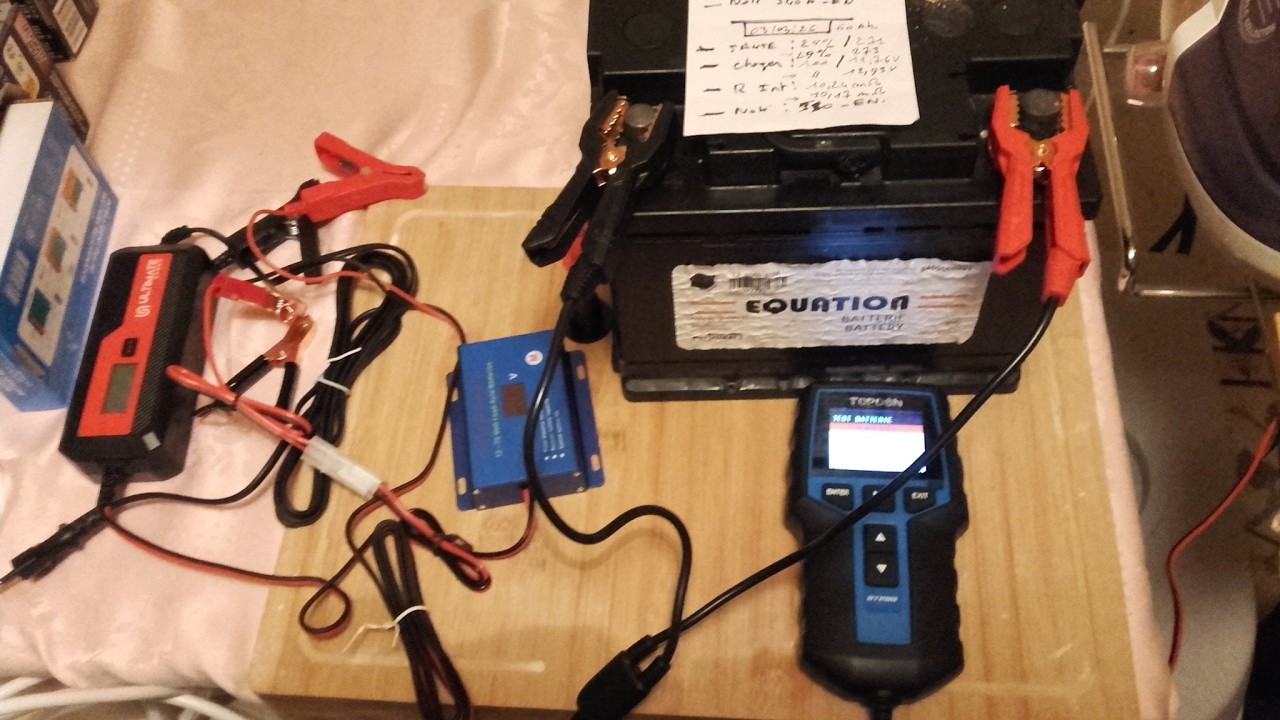 Suite test désulfateur de batterie 12 à 72 V 👍👎