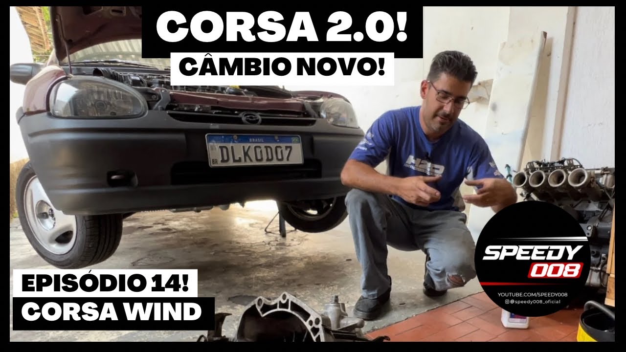 CORSA 2.0 - Qual o melhor câmbio para usar no SWAPS 1.8 ou 2.0 GM? VAMOS TESTAR!
