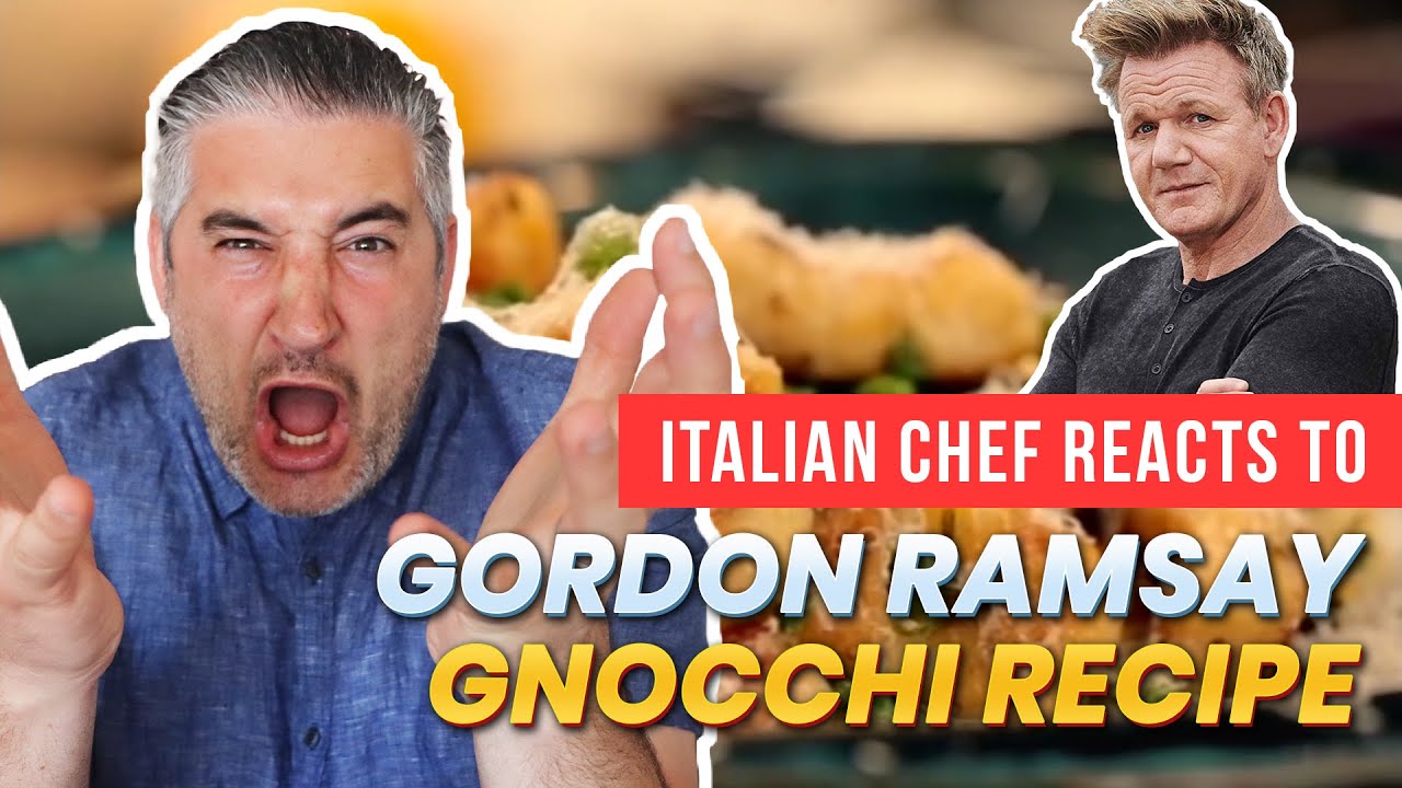 Italian Chef Reacts to GORDON RAMSAY GNOCCHI Video