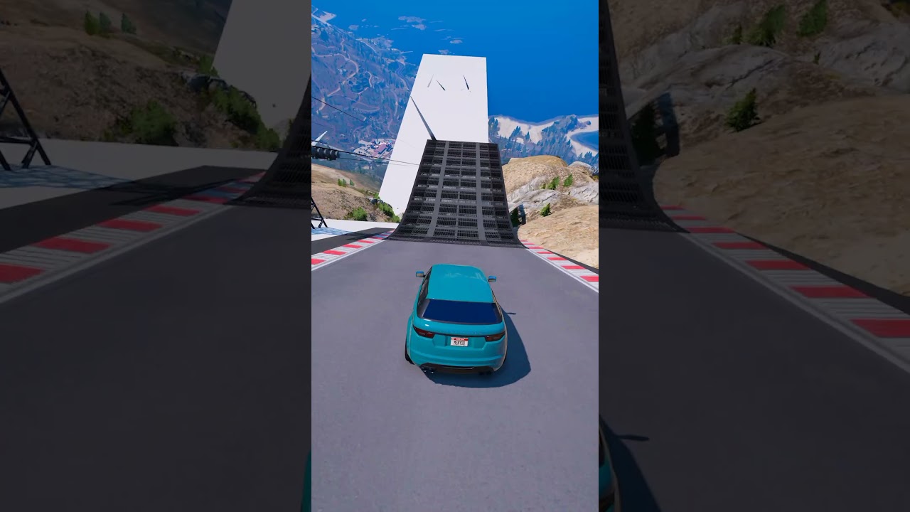 Spider-Man  Land Rover Cars Super-Heroes on Stunt Ramp !