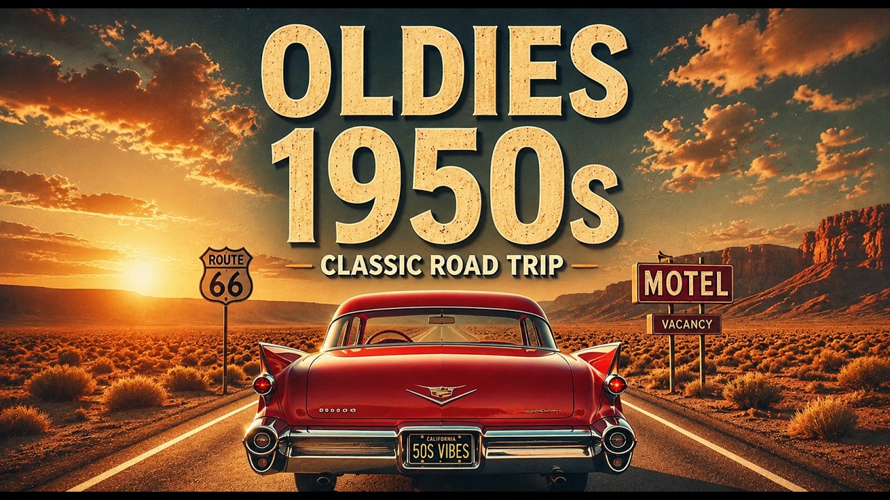Best Christian Classic 50s 🎶 Road Trip Songs (Vintage 1950s Vibes) #oldies
