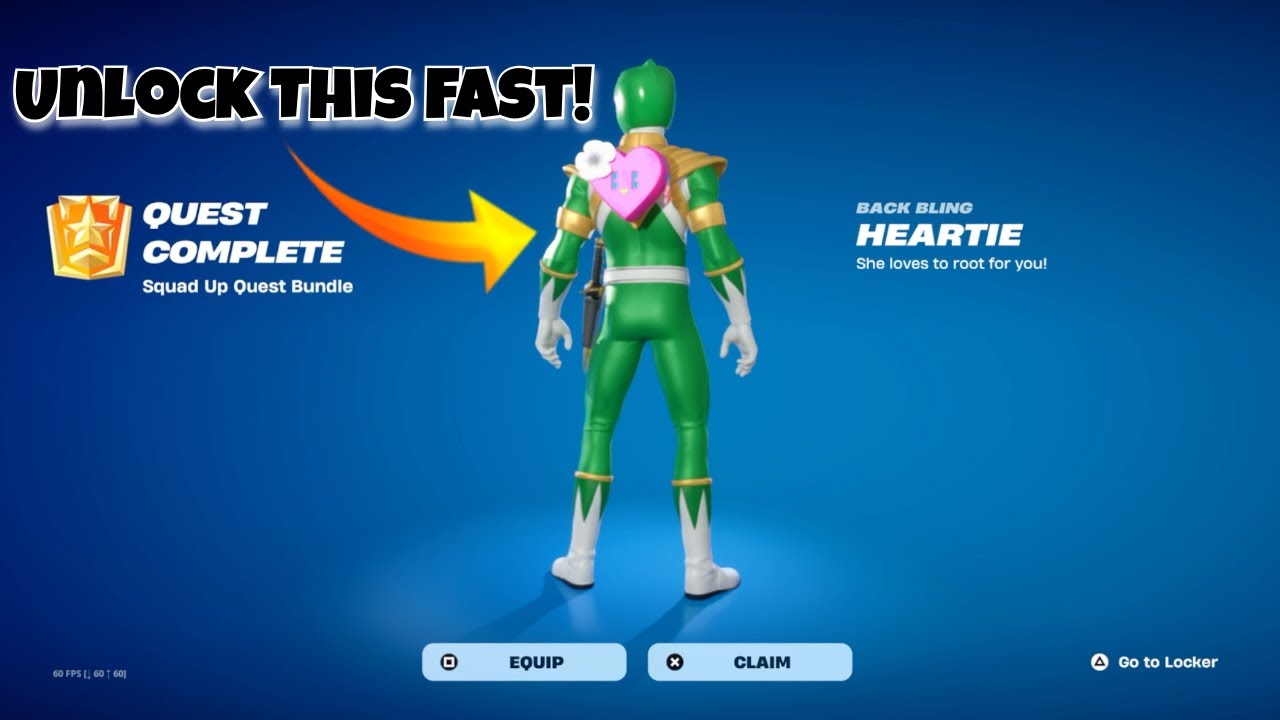 How To Easily Unlock *Free* Heartie Backbling! (Fortnite Blitz)