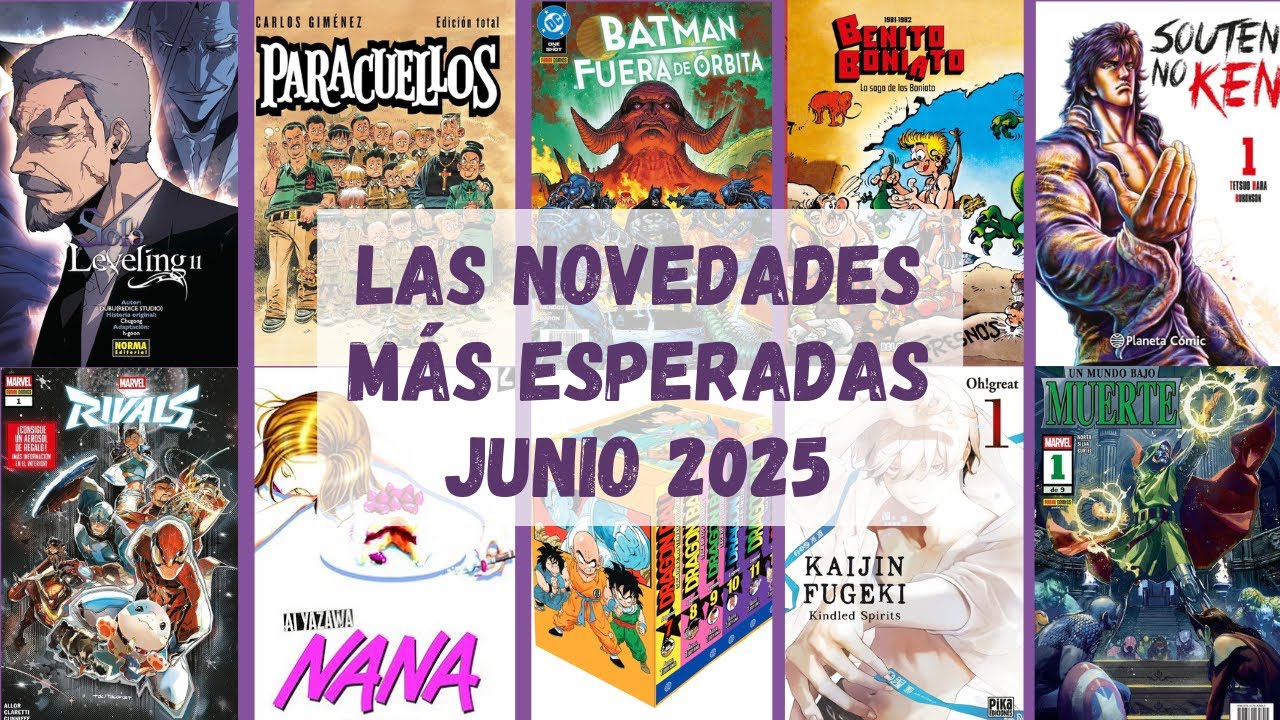 Novedades Cómics/Manga Destacadas Junio 2025 - Solo leveling, Sin City, The Walking Dead y mucho más