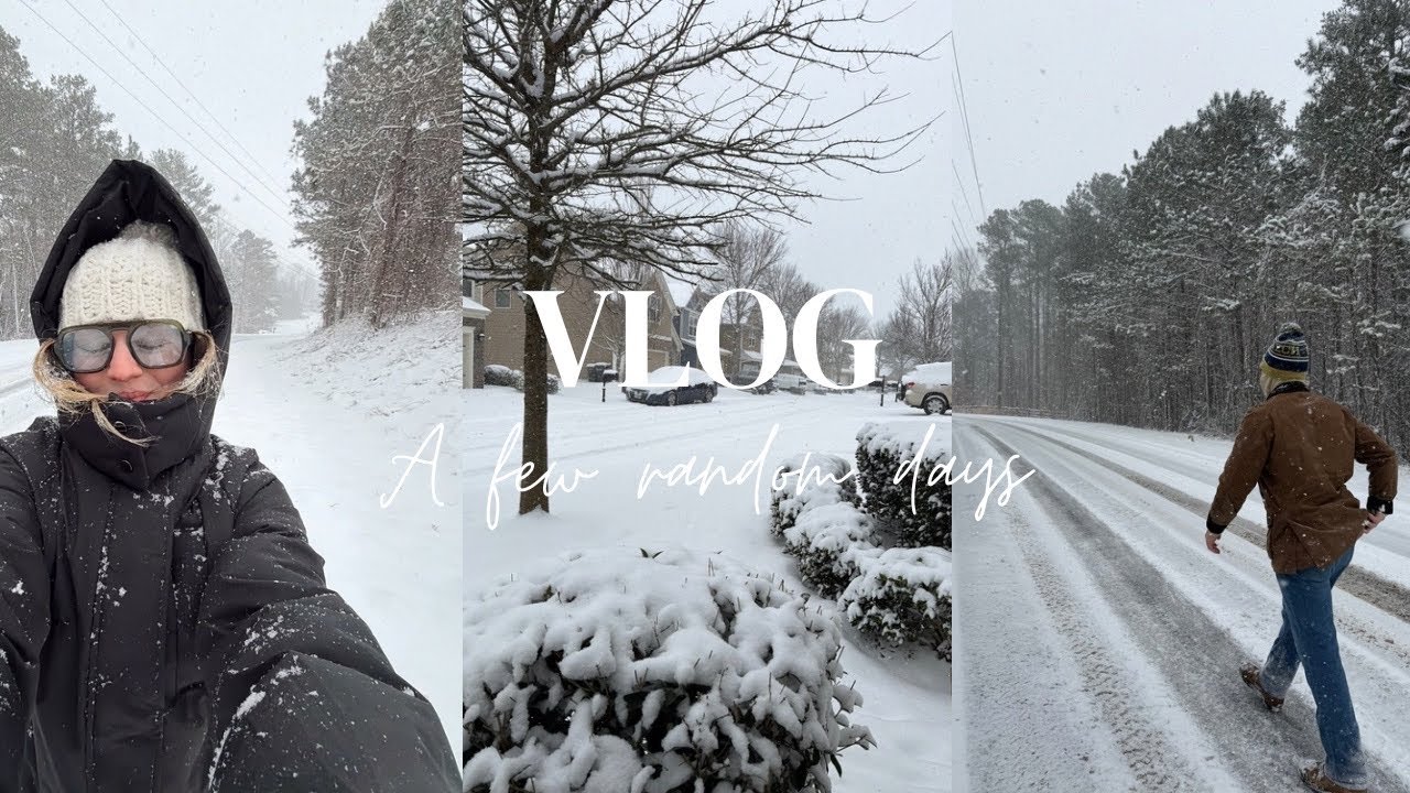 VLOG: Colin’s birthday, at home wine tasting, snowed in & more!!