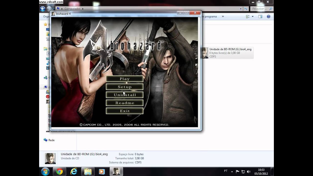 Como baixa e instalar Resident evil 4 pc.
