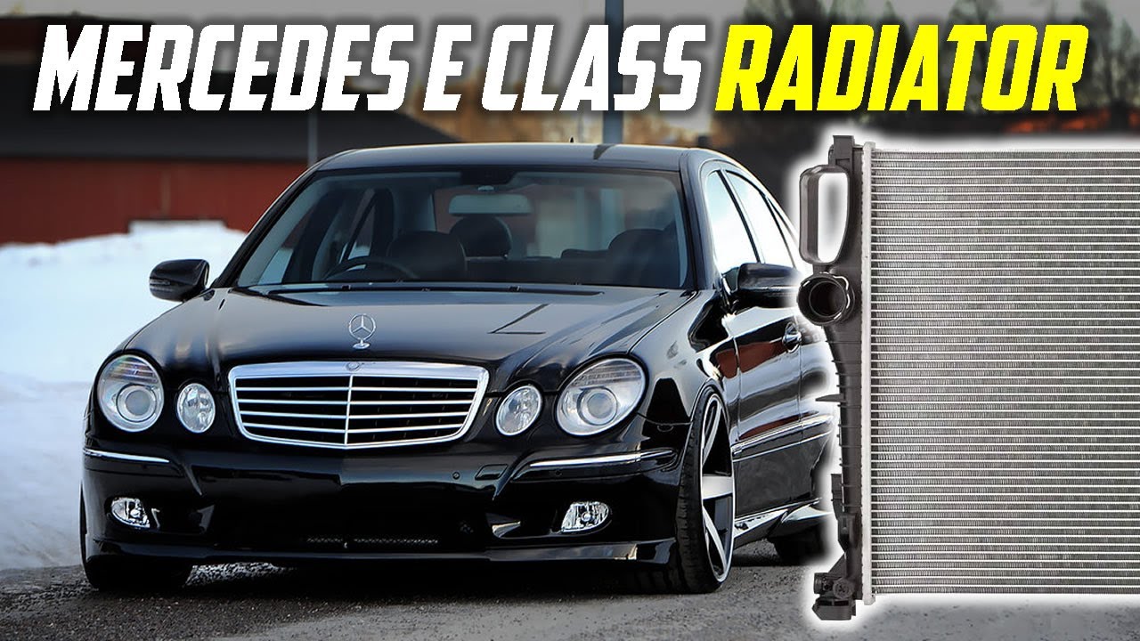 Как заменить радиатор на Mercedes E500 W211 E-класс 2003 #заменарадиатора #w211 #eclasse