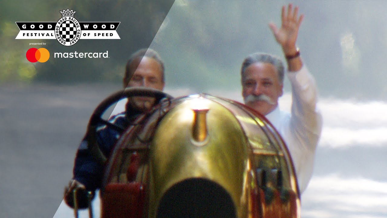 New F1 boss takes wild ride in flame-spitting Fiat S76
