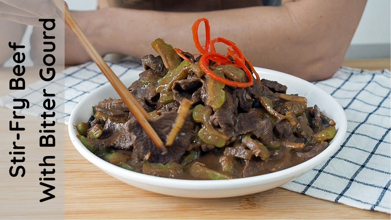 Why This Fried Beef & Bitter Gourd Recipe Is So Delicious