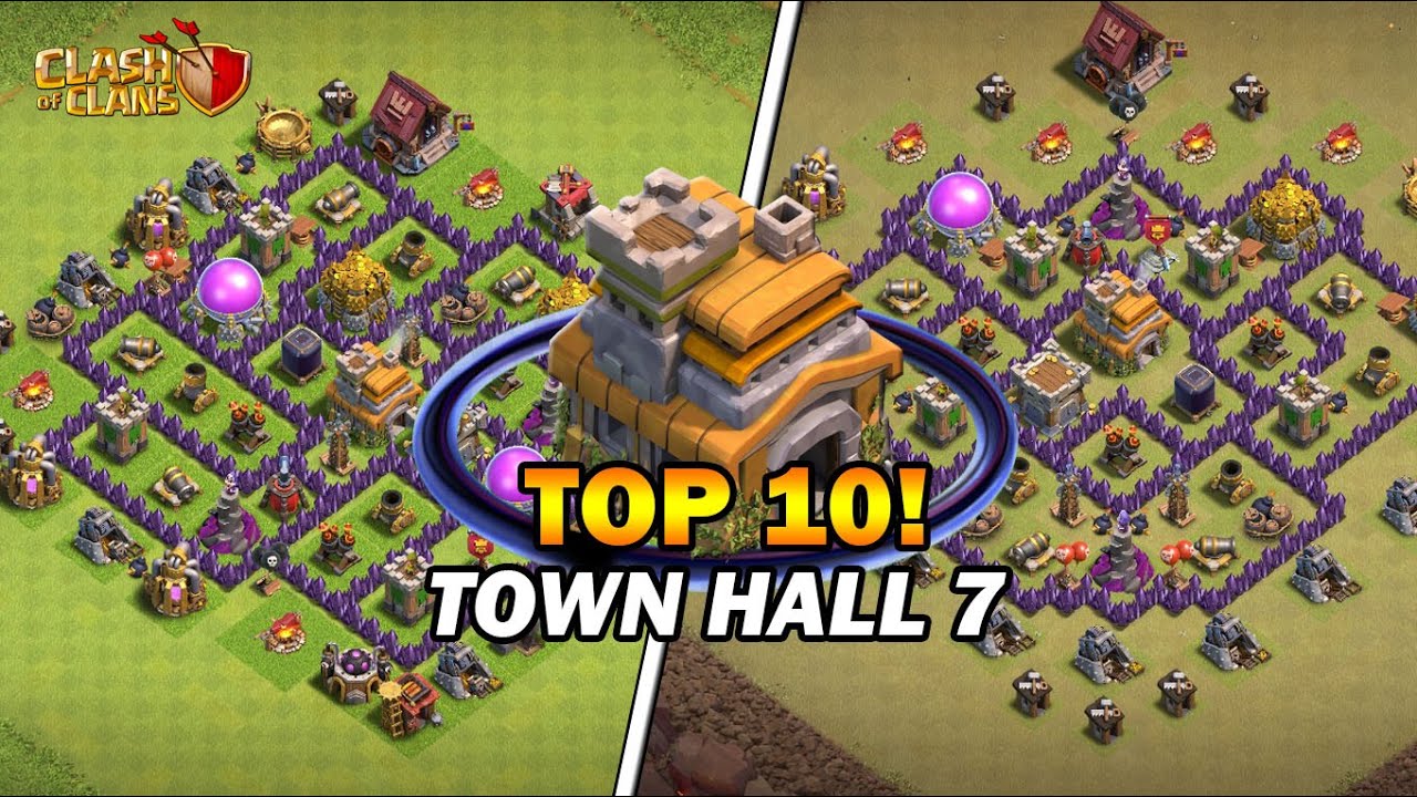 TOP 10! TOWN HALL 7 [TH7] TERKUAT DAN TERBAIK 2025 - Base With Copy Link - Clash Of Clans