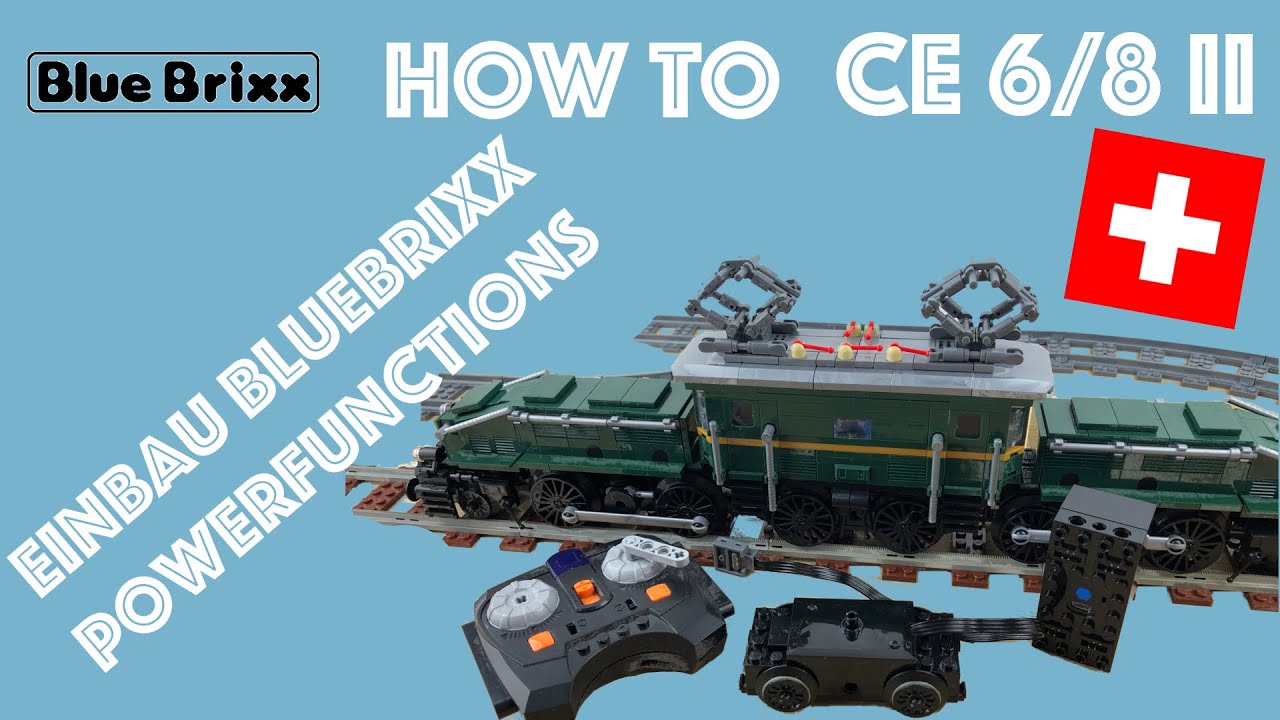 How to BlueBrixx CE 6/8 II Power Functions & Weichen-/Kurvenfahrt