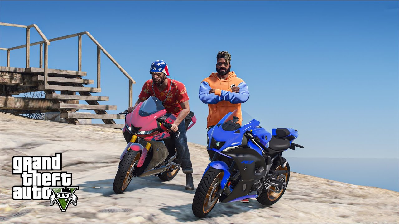 OFF ROAD TRIP WITH YAMAHA R15 V4 AND V3 | GTA 5 Malayalam