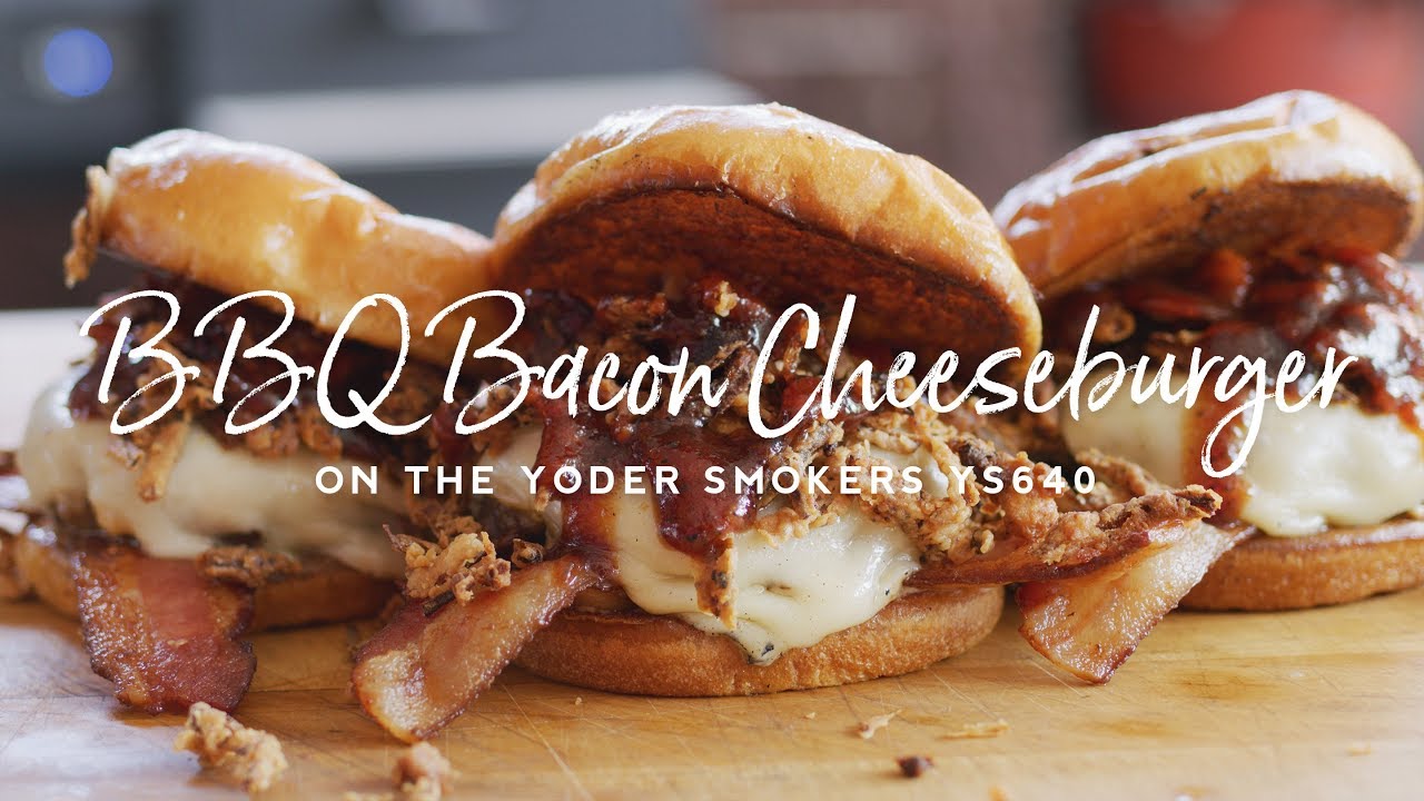 BBQ Bacon Cheeseburger Recipe | Crispy Onion Strings & Smoked Patty Guide