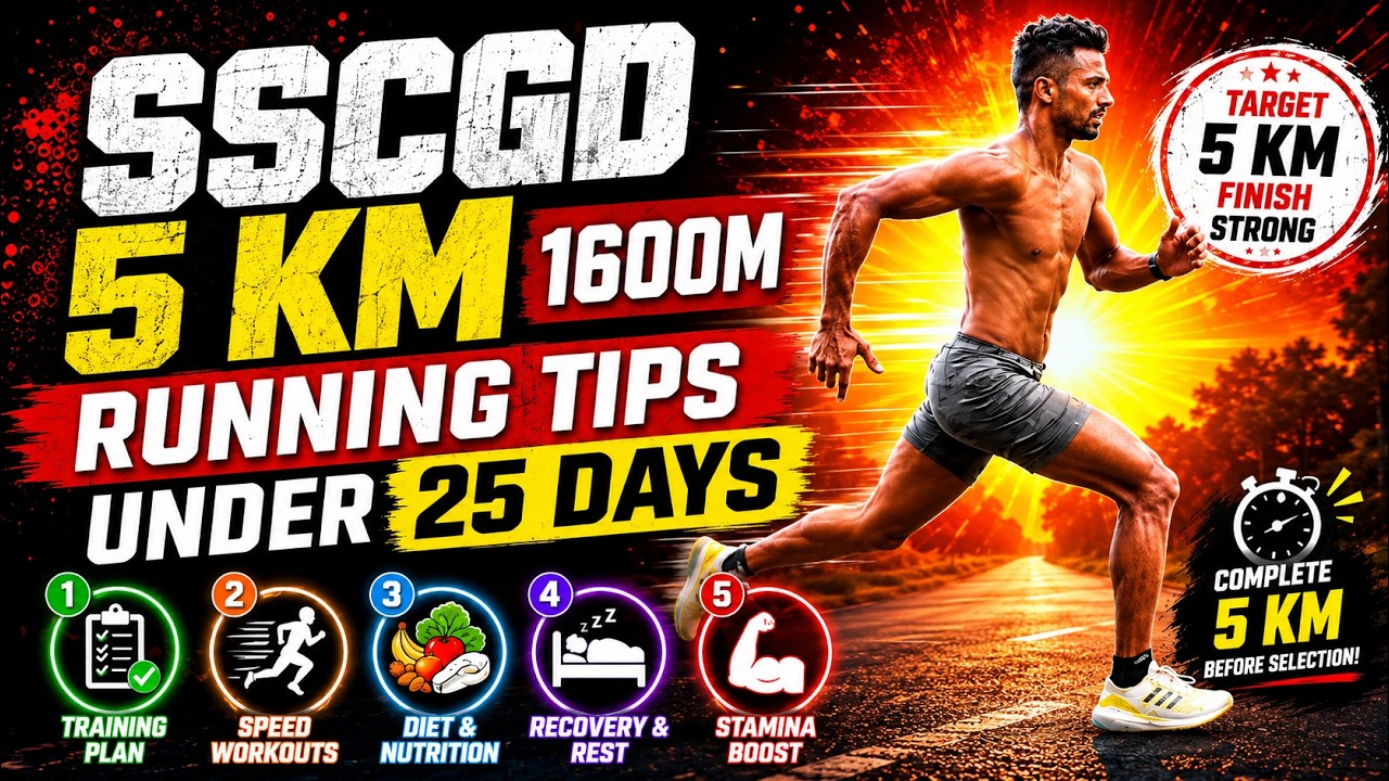 SSC GD 5km Running Tips | 25 Days Mein Running Kaise Improve Kare | Complete Selection Strategy