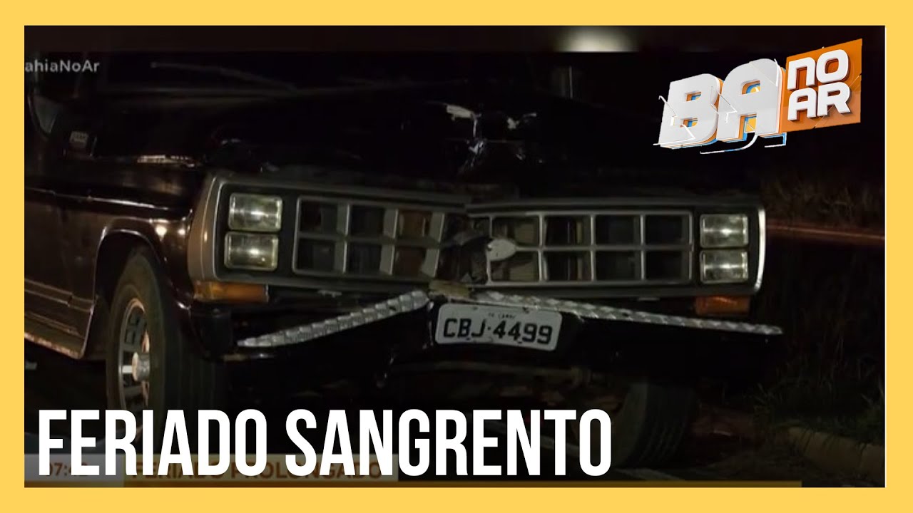 Mais de mil acidentes e 86 mortes são registrados em feriado nas BRs
