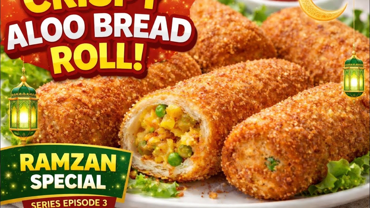 Ramzan special crispy sandwich roll #crispy aloo bread roll 🍞#delicious #quickrecipe #tasty 🤤