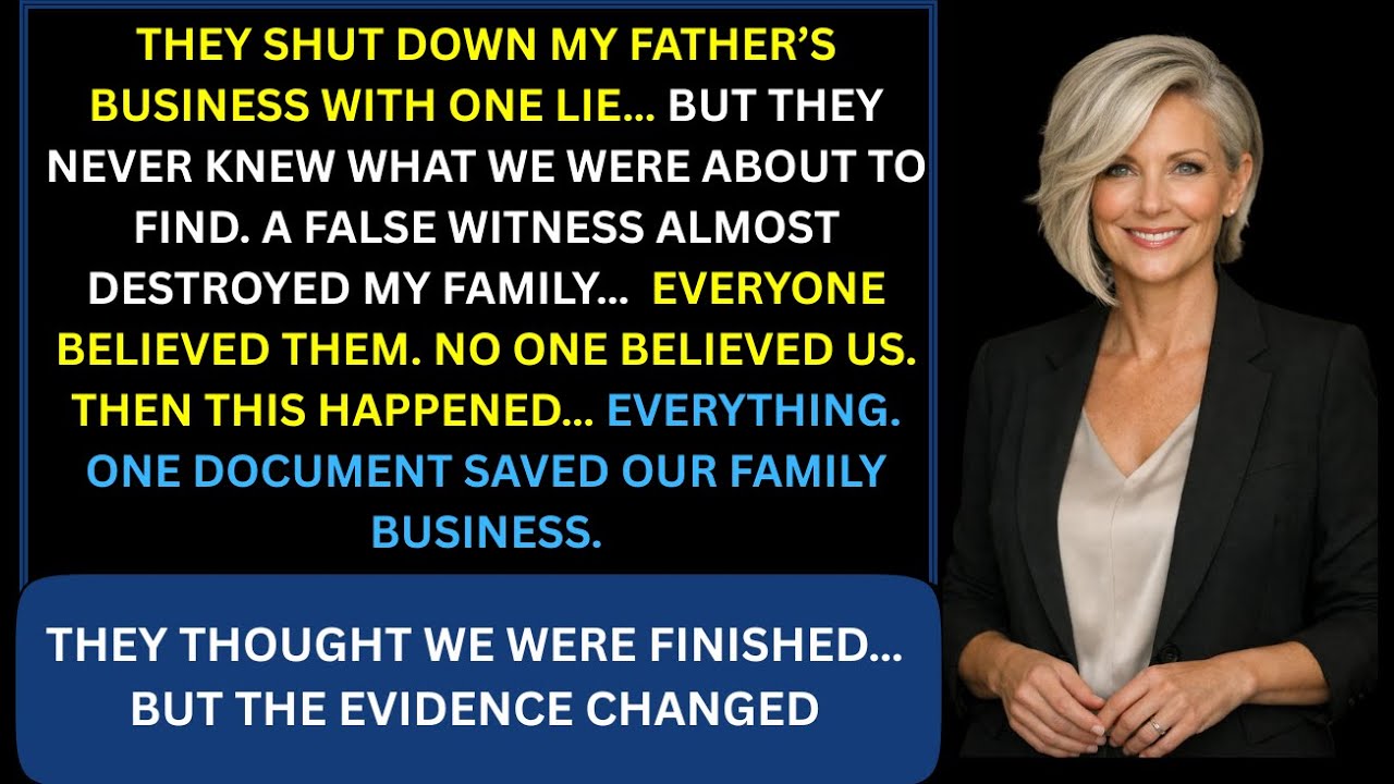 They Shut Down Our Family Business with a False Witness, But We Won by the Truth || #revengestory