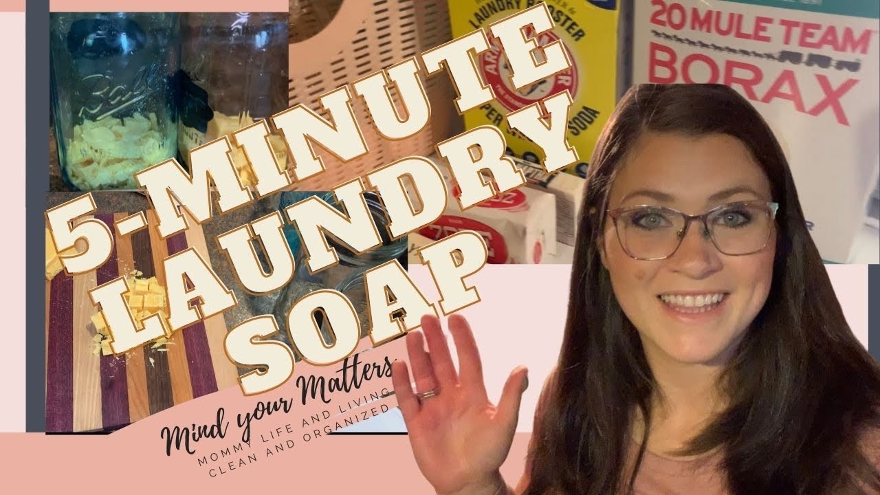 5-Minute Laundry Soap Concentrate | TUTORIAL | Laundry Detergent Clean and Easy | DIY