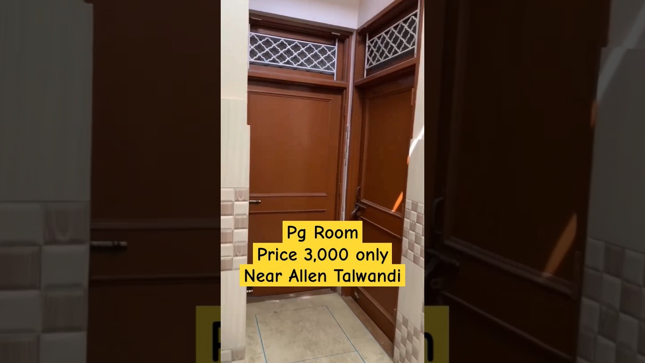 CHEAPEST PG ROOM NEAR ALLEN TALWANDI KOTA RAJASTHAN 💥