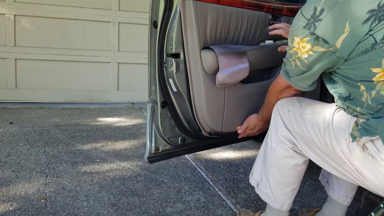 2001 Lexus LS430 Driver Door Panel Removal