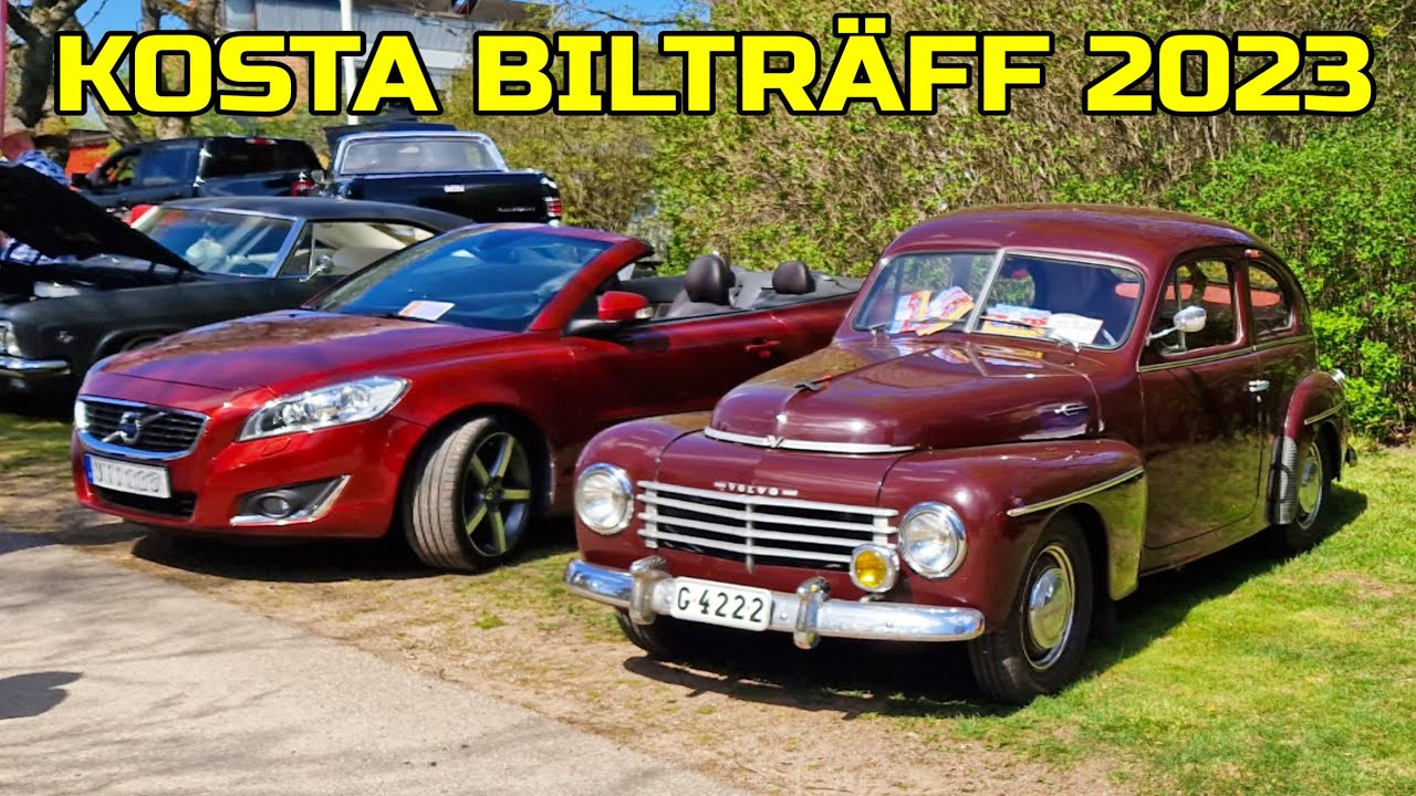 Kosta bilträff 2023. Åker på bilträff i Volvo PV 444 ES 1953!