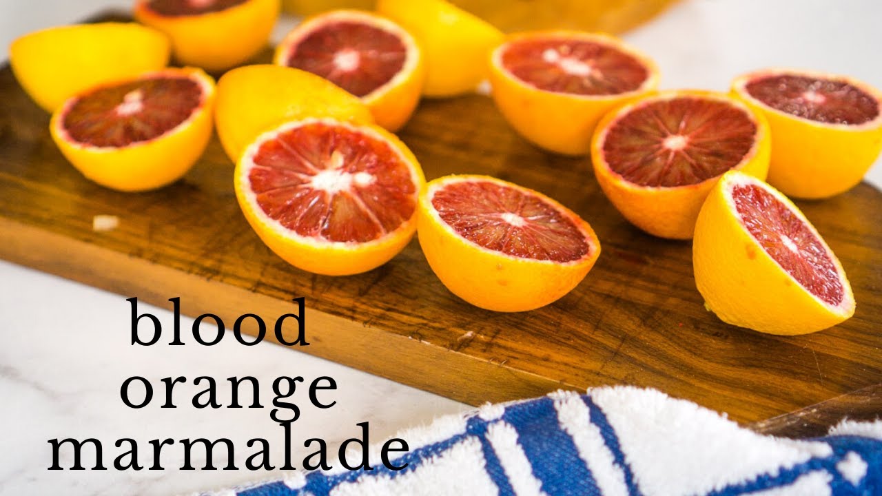 Homemade Blood Orange Marmalade :  Canning in the Winter