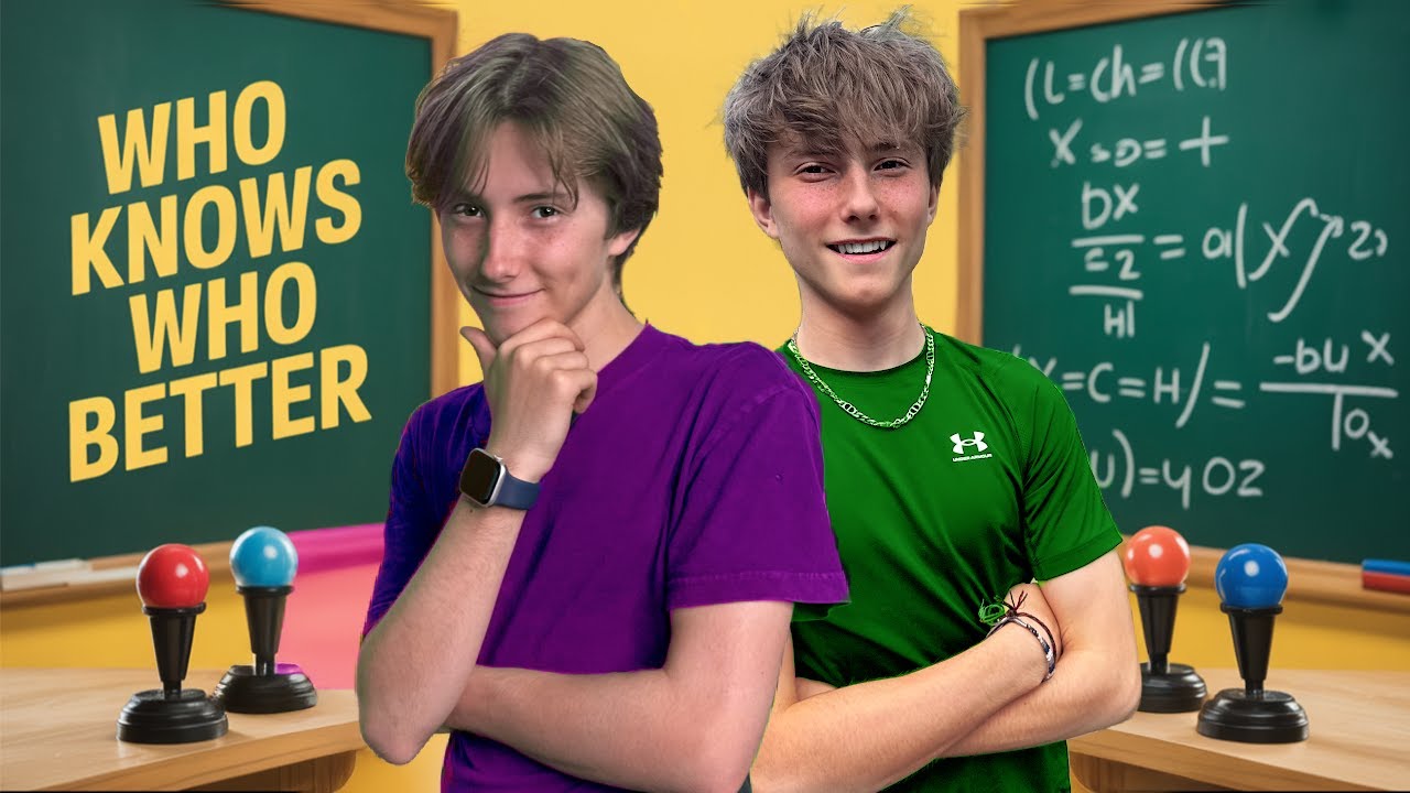 Twin Vs Twin ( Who knows Who Better!)😜
