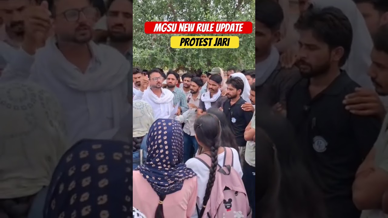 MGSU new rule protest continues