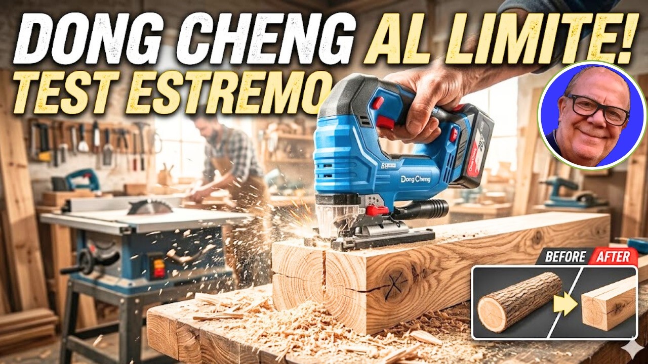 Seghetto Dong Cheng a batteria , il migliore della sua categoria , test estremi