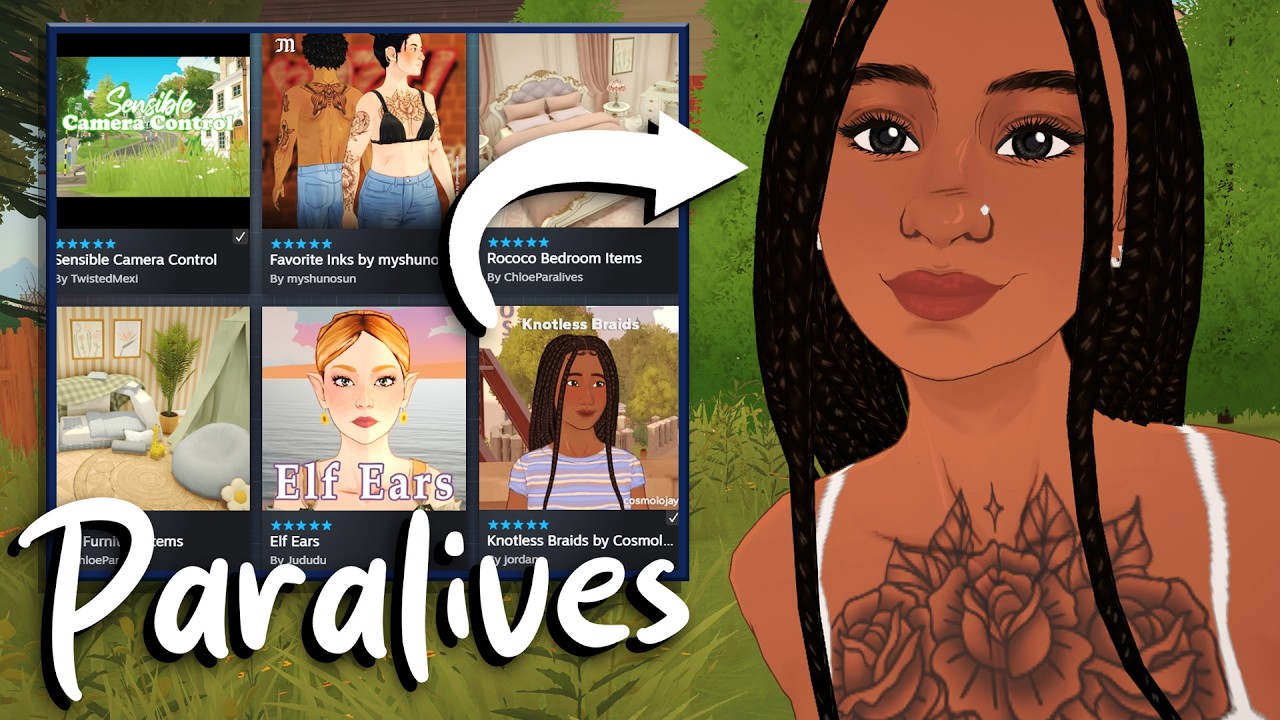 Как скачать моды и пользовательский контент для Paralives! (Steam Workshop)