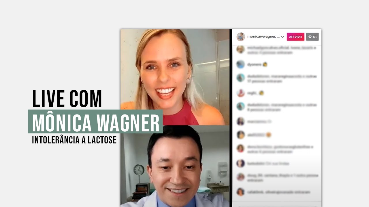 Intolerância à Lactose - LIVE com Mônica Wagner