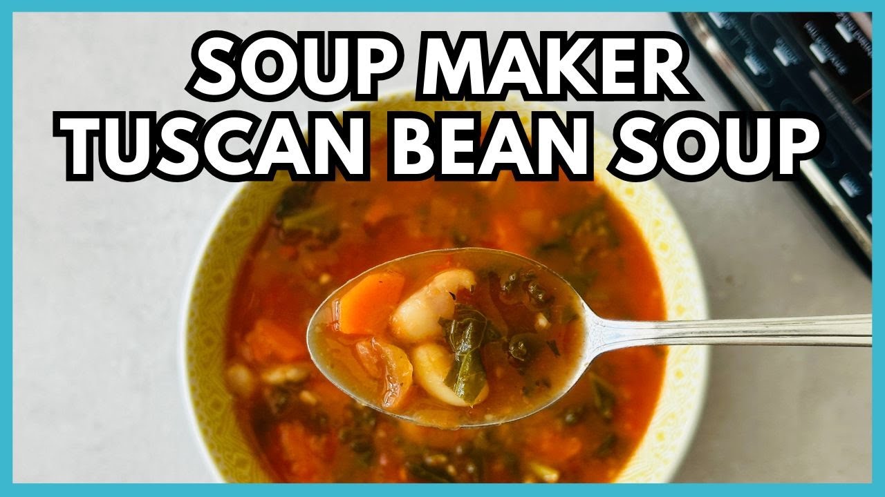 Tuscan Bean Soup in a Ninja Soup Maker - Try This Yummy and Filling Soup Maker Recipe!