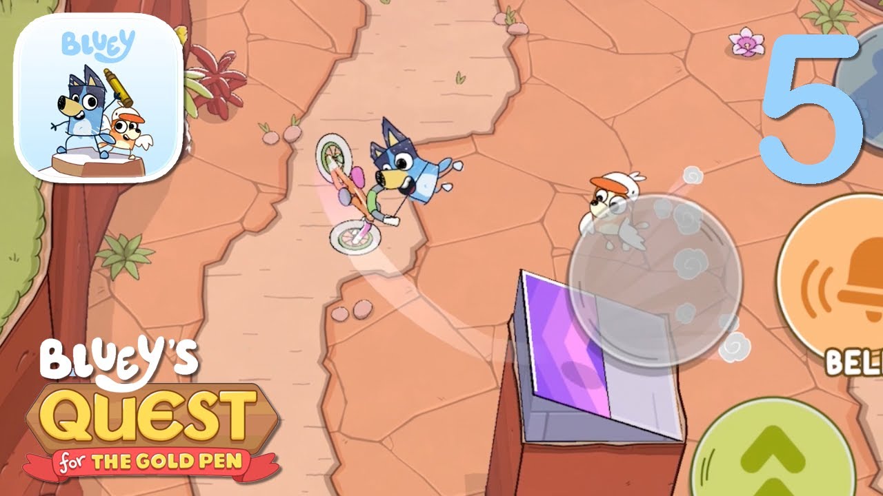Bluey's Quest for The Gold Pen - THE OUTBACK - iOS / Android Walkthrough Gameplay Part 5