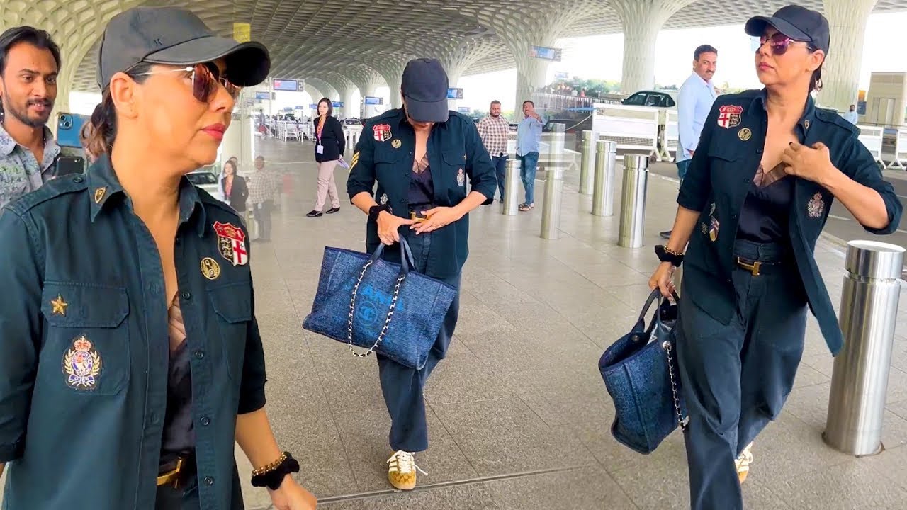 Gauri Khan was Spotted at Mumbai Airport 😎📸✈️