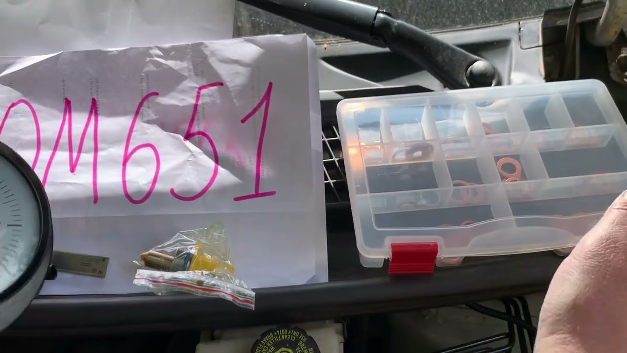 OM651 манометр замера давления масла