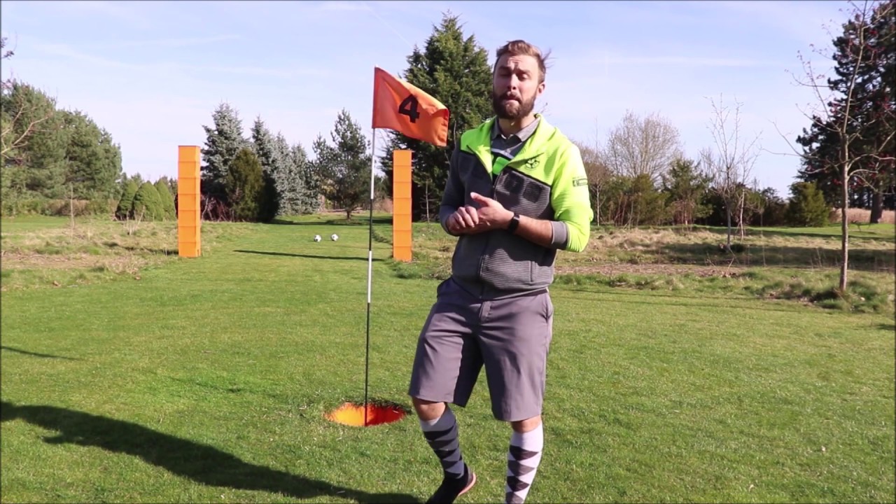 Fussballgolf- Das Einlochen erklärt