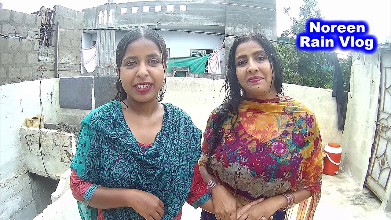 Rainy day family fun vlog - Noreen Village Lifestyle - بارش میں فیملی کے ساتھ بنایا پیارا سا ولاگ
