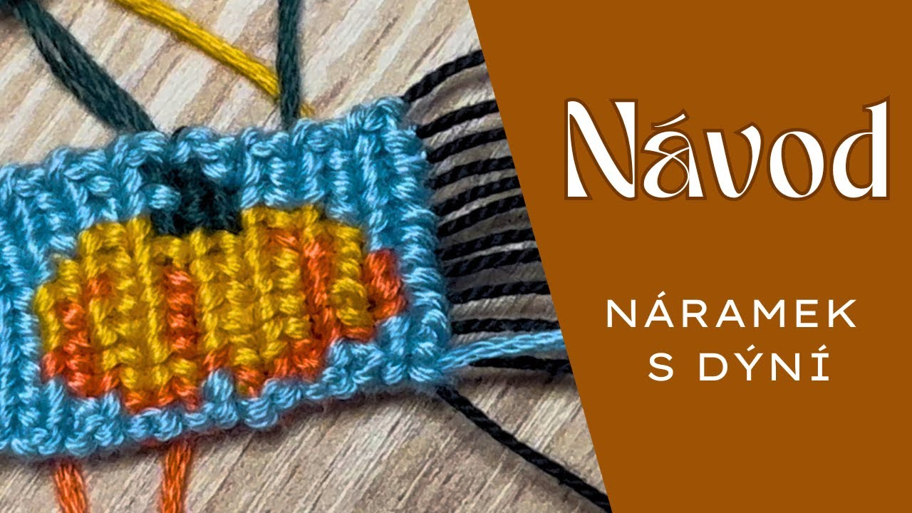 Náramek s DÝNÍ🎃 | Návod | náramek z bavlnek